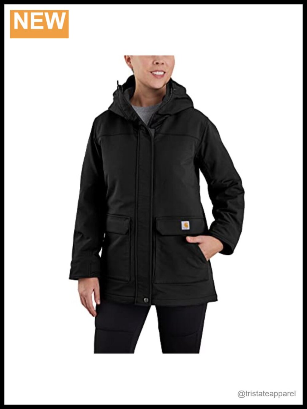 Carhartt Camden Traditional Coat Nylon Elastane Water-Repellent Quilted